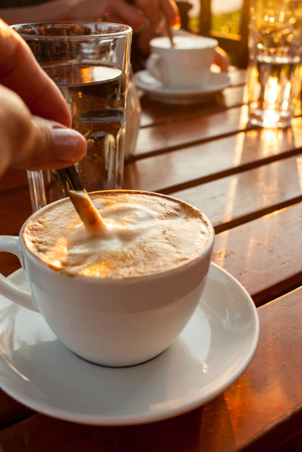 creamy coffee